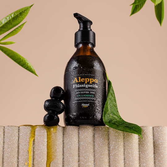 Aleppo-Seife flüssig, 12% Lorbeeröl