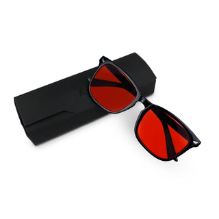 Premium Blaulichtfilterbrille rot