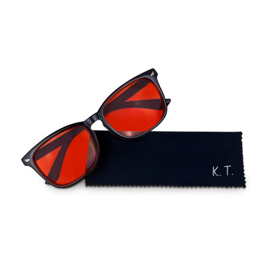 Premium Blaulichtfilterbrille rot